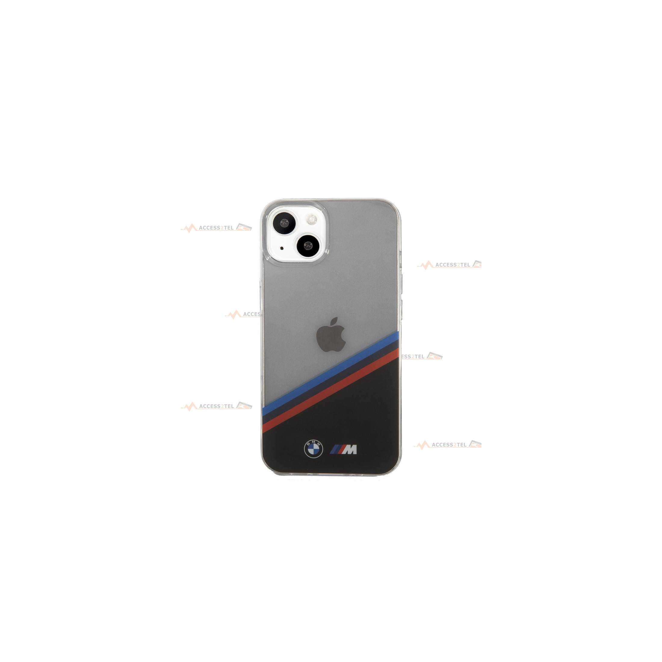 coque de téléphone BMW transparente pour iPhone 13