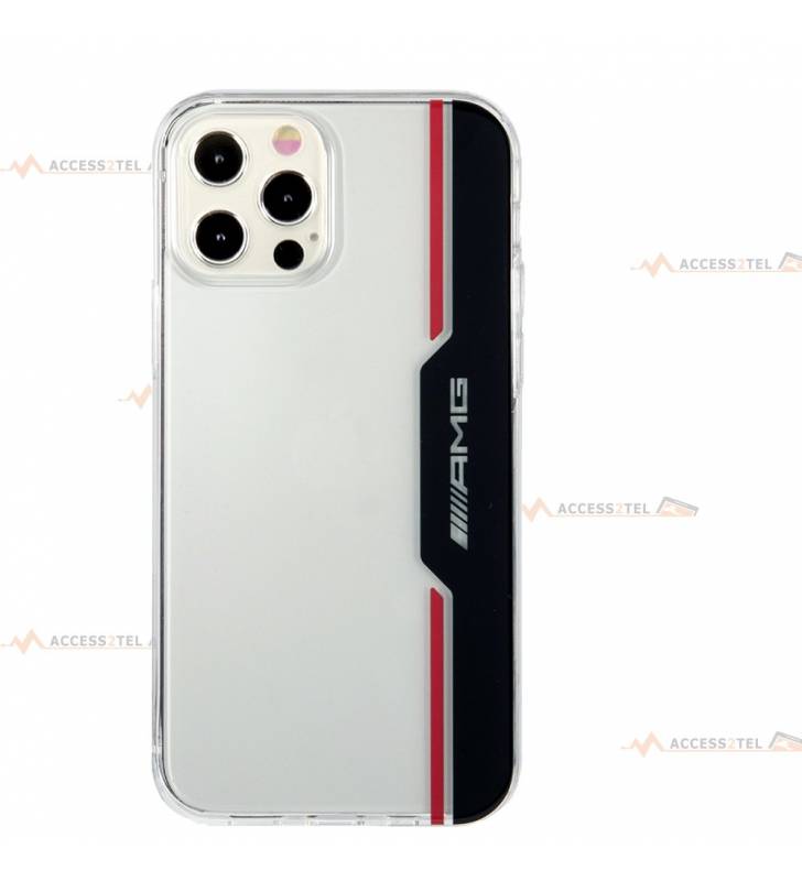 coque de téléphone AMG transparente pour iPhone 12