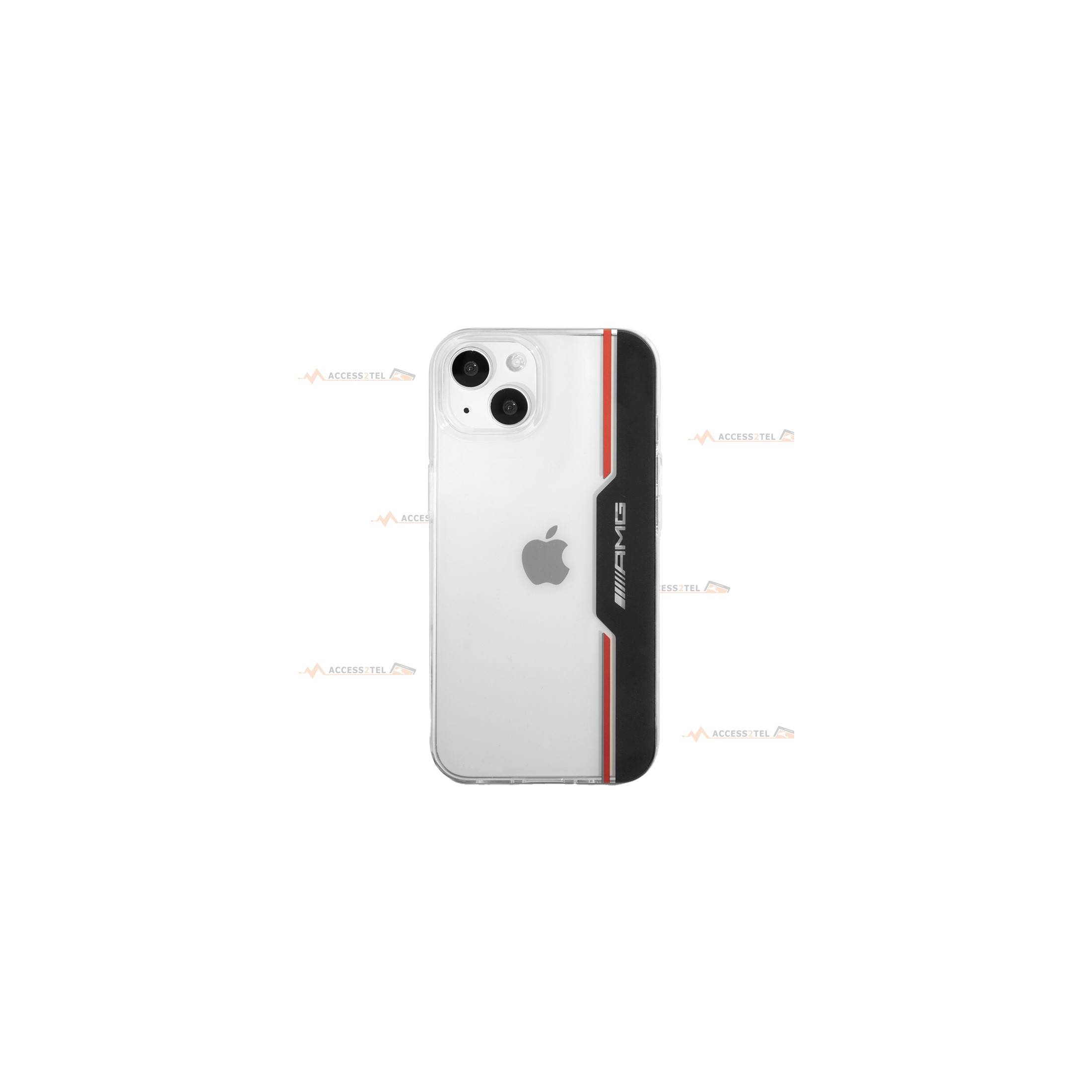 coque de téléphone AMG transparente pour iPhone 13