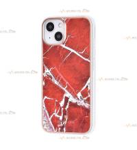 coque de téléphone Uniq marbre rouge pour iPhone 13