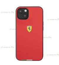 coque de téléphone Ferrari rouge en silicone pour iPhone 13