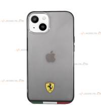 coque de téléphone Ferrari transparente pour iPhone 13
