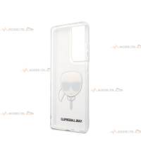 coque de téléphone karl lagarfeld transparente avatar pour samsung galaxy s21 ultra smartphone