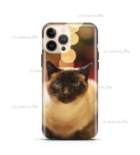 coque de téléphone avec un chat siamois