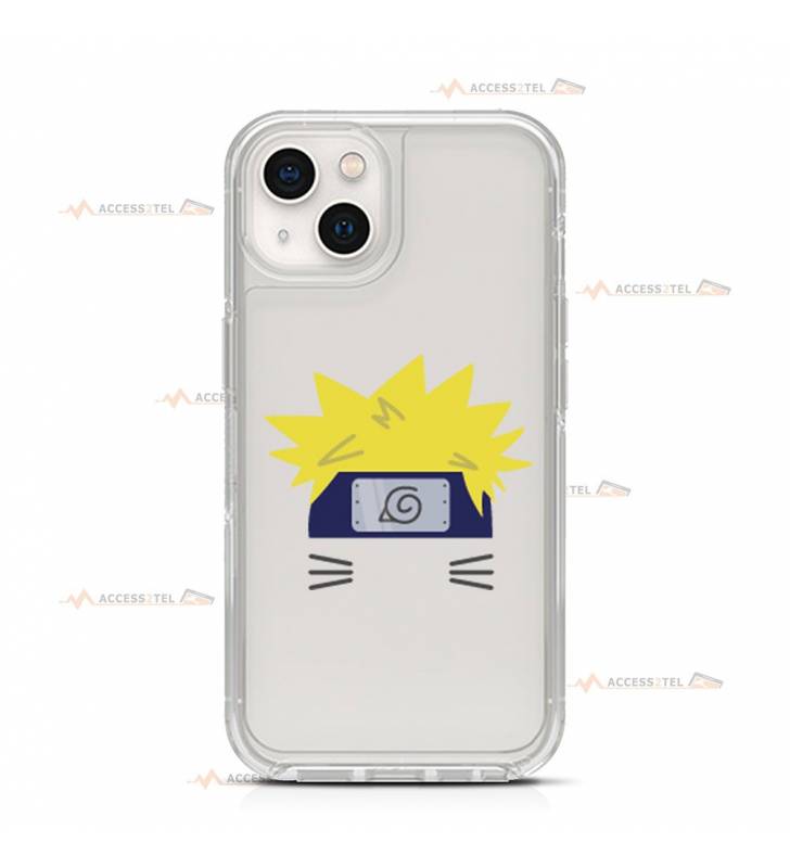 coque de téléphone transparente avec Naruto