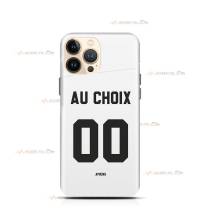 coque de téléphone personnalisable avec son nom sur le maillot de l'équipe de foot Amiens SC