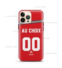 coque de téléphone personnalisable avec son nom sur le maillot de l'équipe de foot En Avant Guingamp