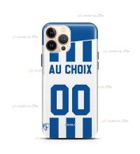 coque de téléphone personnalisable avec son nom sur le maillot de l'équipe de foot Grenoble Foot 38