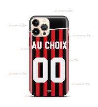 coque de téléphone personnalisable avec son nom sur le maillot de l'équipe de foot OGC Nice