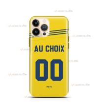 coque de téléphone personnalisable avec son nom sur le maillot de l'équipe de foot Pau FC