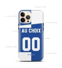 coque de téléphone personnalisable avec son nom sur le maillot de l'équipe de foot USL Dunkerque