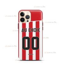 coque de téléphone personnalisable avec son nom sur le maillot de l'équipe de foot anglaise Brentford FC