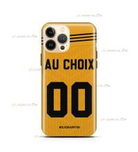 coque de téléphone personnalisable avec son nom sur le maillot de l'équipe de foot anglaise Wolverhampton Wanderers