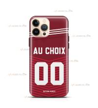 coque de téléphone personnalisable avec son nom sur le maillot de l'équipe de foot allemande Bayern Munich