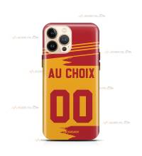 coque de téléphone personnalisable avec son nom sur le maillot de l'équipe de foot turque Galatasaray