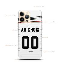 coque de téléphone personnalisable avec son nom sur le maillot de l'équipe de foot de l'Allemagne