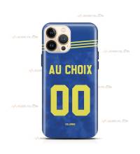 coque de téléphone personnalisable avec son nom sur le maillot de l'équipe de foot de la Colombie