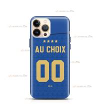 coque de téléphone personnalisable avec son nom sur le maillot de l'équipe de foot de l'Italie