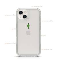 coque de téléphone transparente avec le prisme de Sims