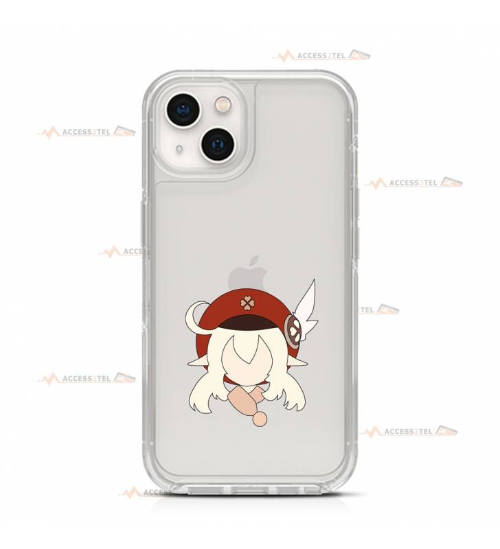 coque de téléphone transparente avec la tête de Klee
