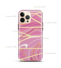 coque de téléphone avec un effet hydro drip mélange de peinture liquide rose blanc et jaune