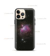 coque de téléphone avec l'espace et une nébuleuse