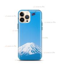 coque de téléphone avec le mont Fuji couvert de neige