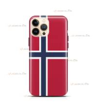 coque de téléphone avec le drapeau de la Norvège