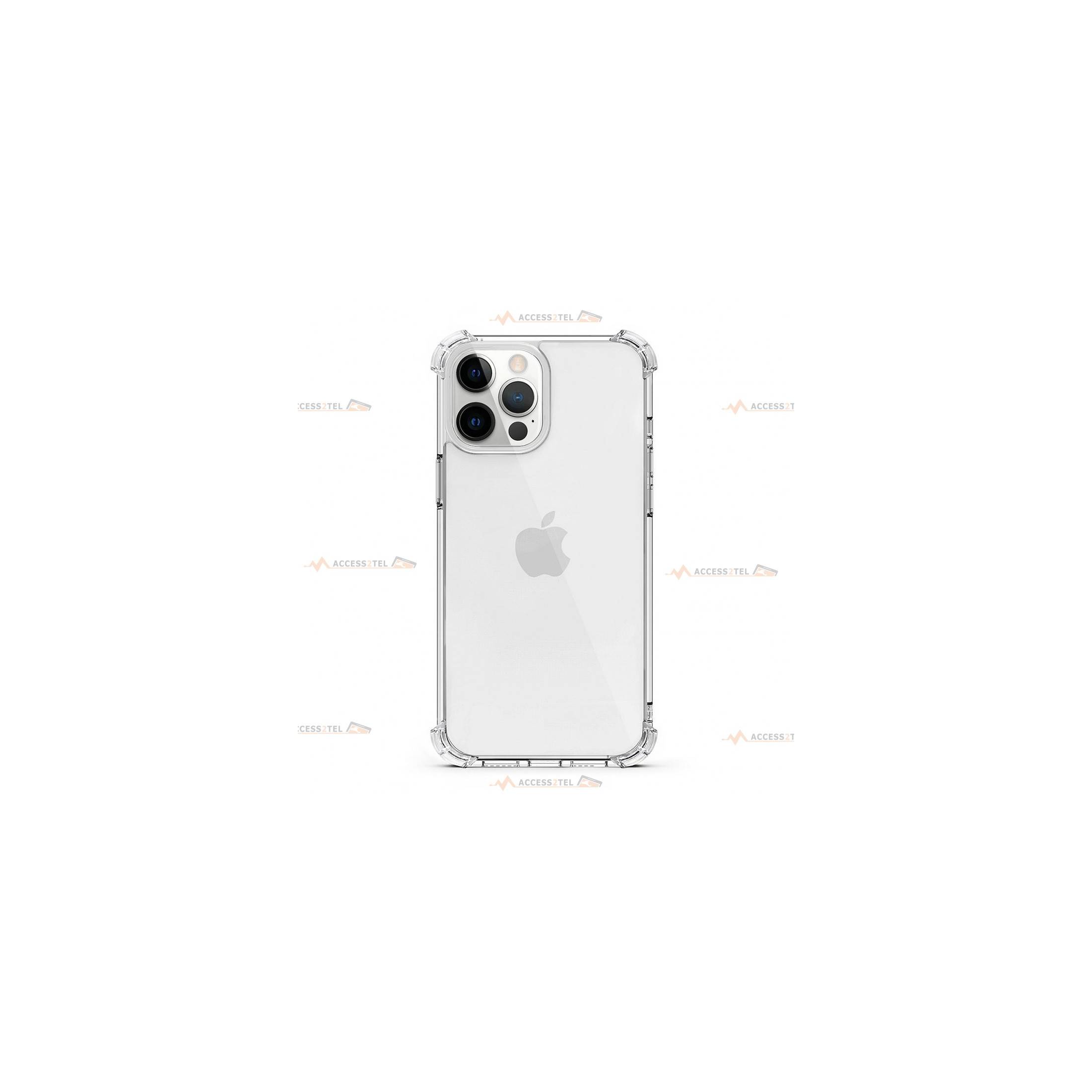 coque pour iphone 11 pro max transparente coins renforcés