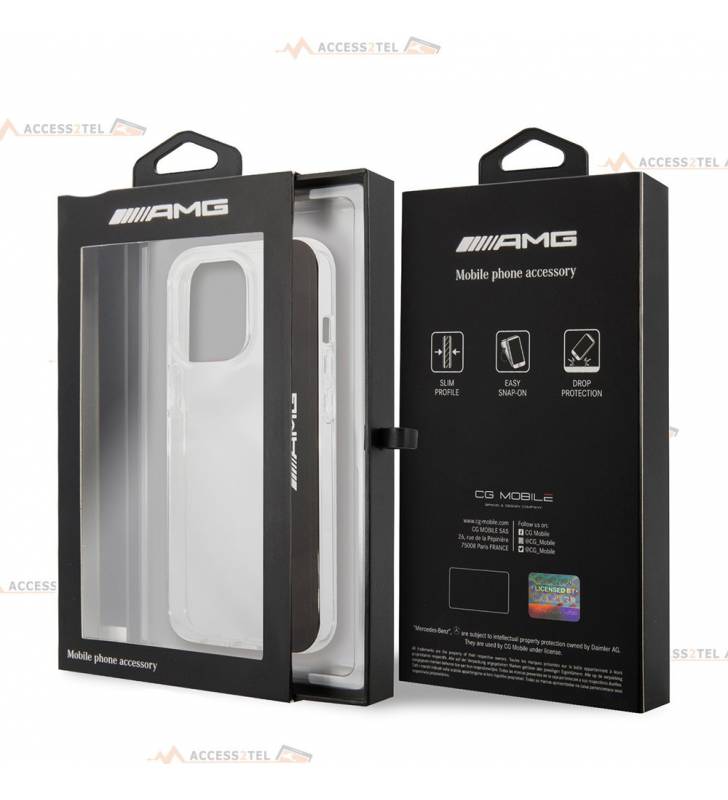 boîte coque de téléphone AMG transparente pour iPhone 13 Pro