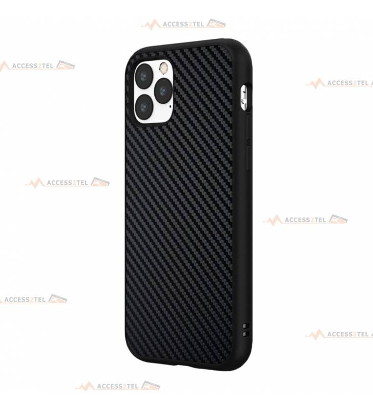 coque de téléphone rhinoshield solidsuit carbone pour iphone 12 pro max