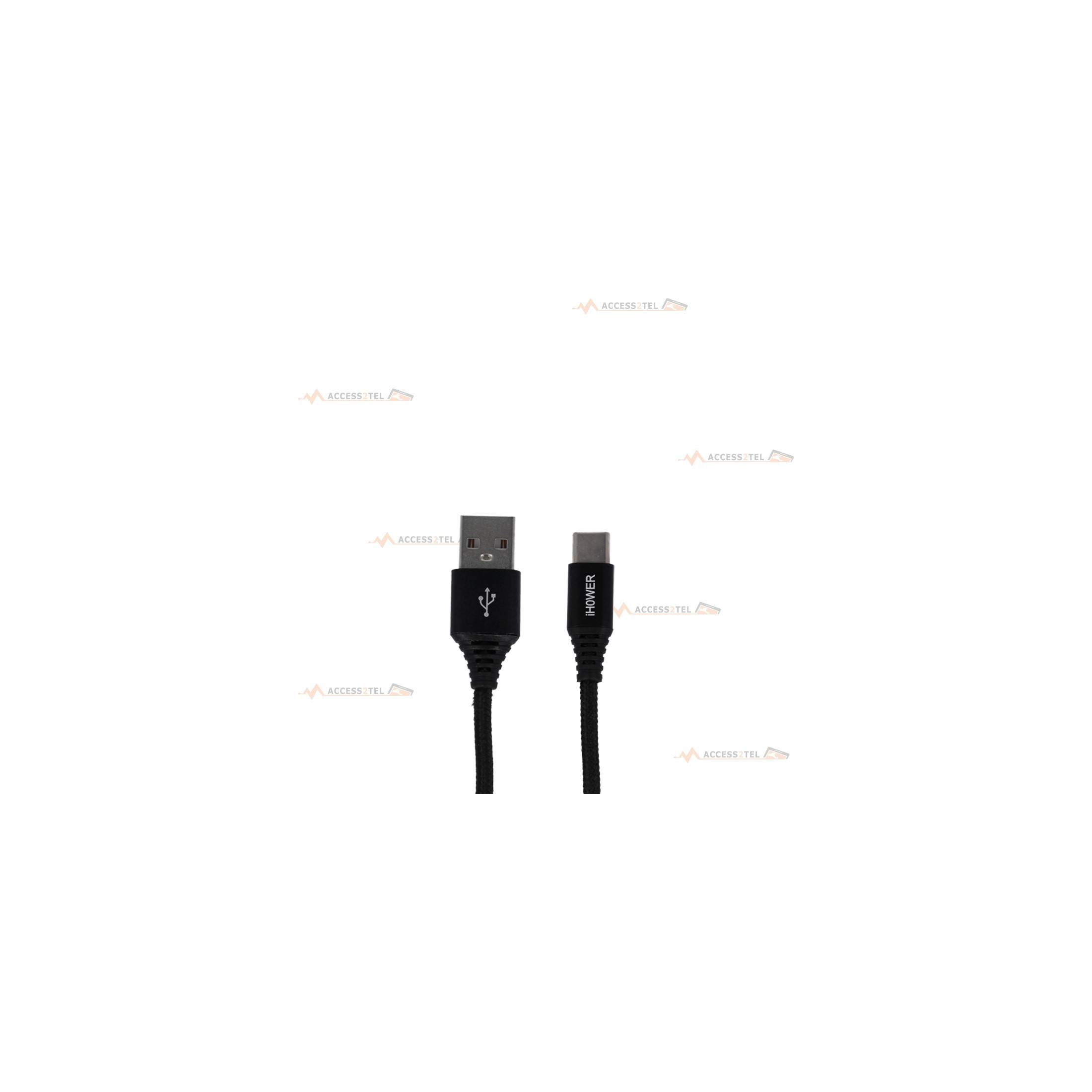 cable usb c vers usb 1.5 mètre nylon