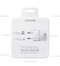 chargeur rapide 15w samsung et cable usb vers usb c