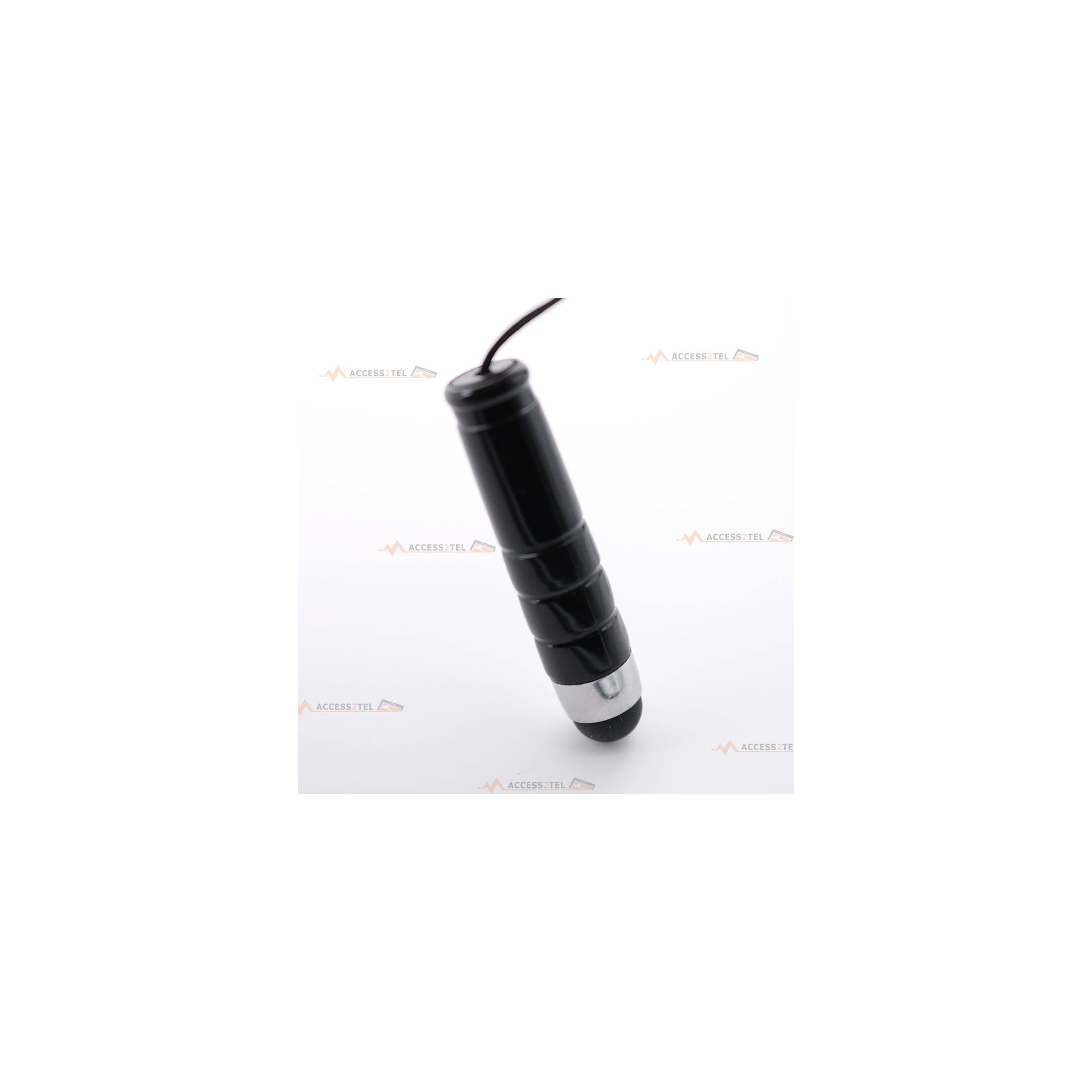 stylet noir de 4 cm pour téléphone
