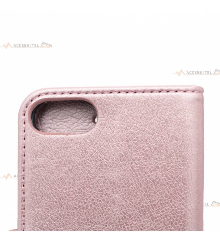 étui rose en simili-cuir étui pour iphone 7 et iphone 8 dos