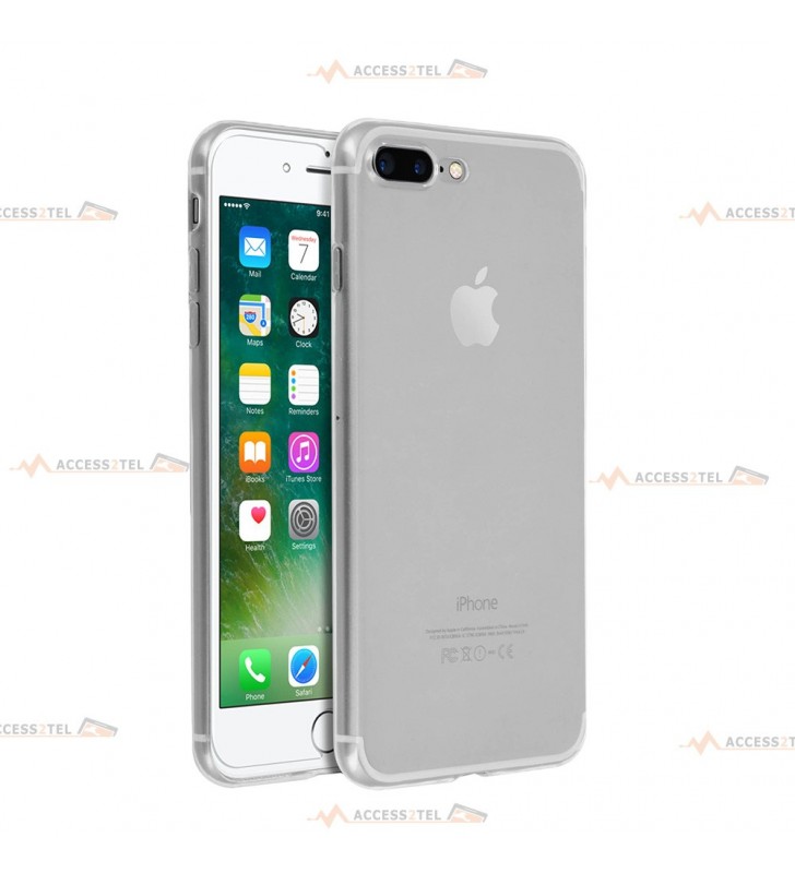 coque pour iphone 7 et iphone 8 transparente silicone souple