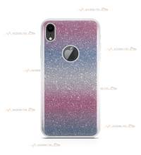 coque pour iphone XR paillettes pastel