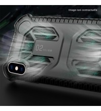 coque de téléphone refroidissante avec ventilation pour iphone xr flux d'air