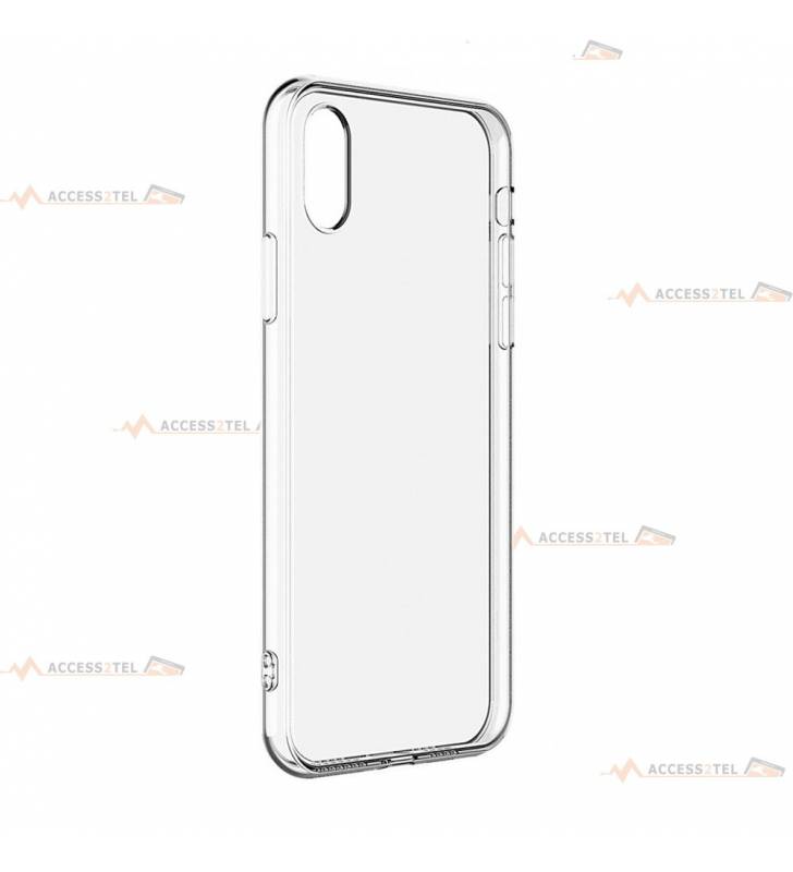 coque pour iphone X et iphone XS transparente silicone souple