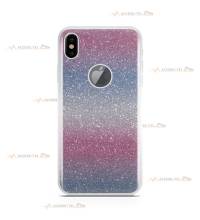 coque pour iphone X et iphone XS paillettes pastel