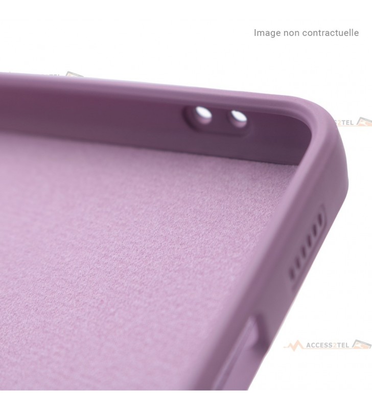 coque violette interieur fibre pour iphone X et iphone XS