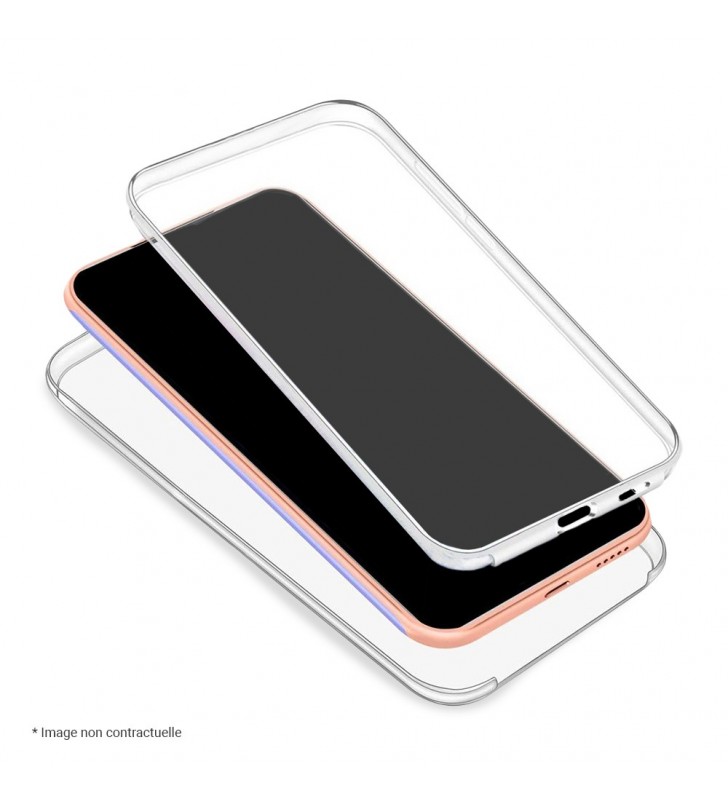 coque transparente pour iphone xs max double face smartphone