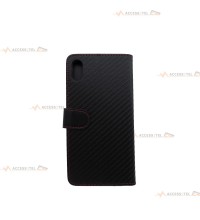 étui pour iphone xs max design carbone caméra