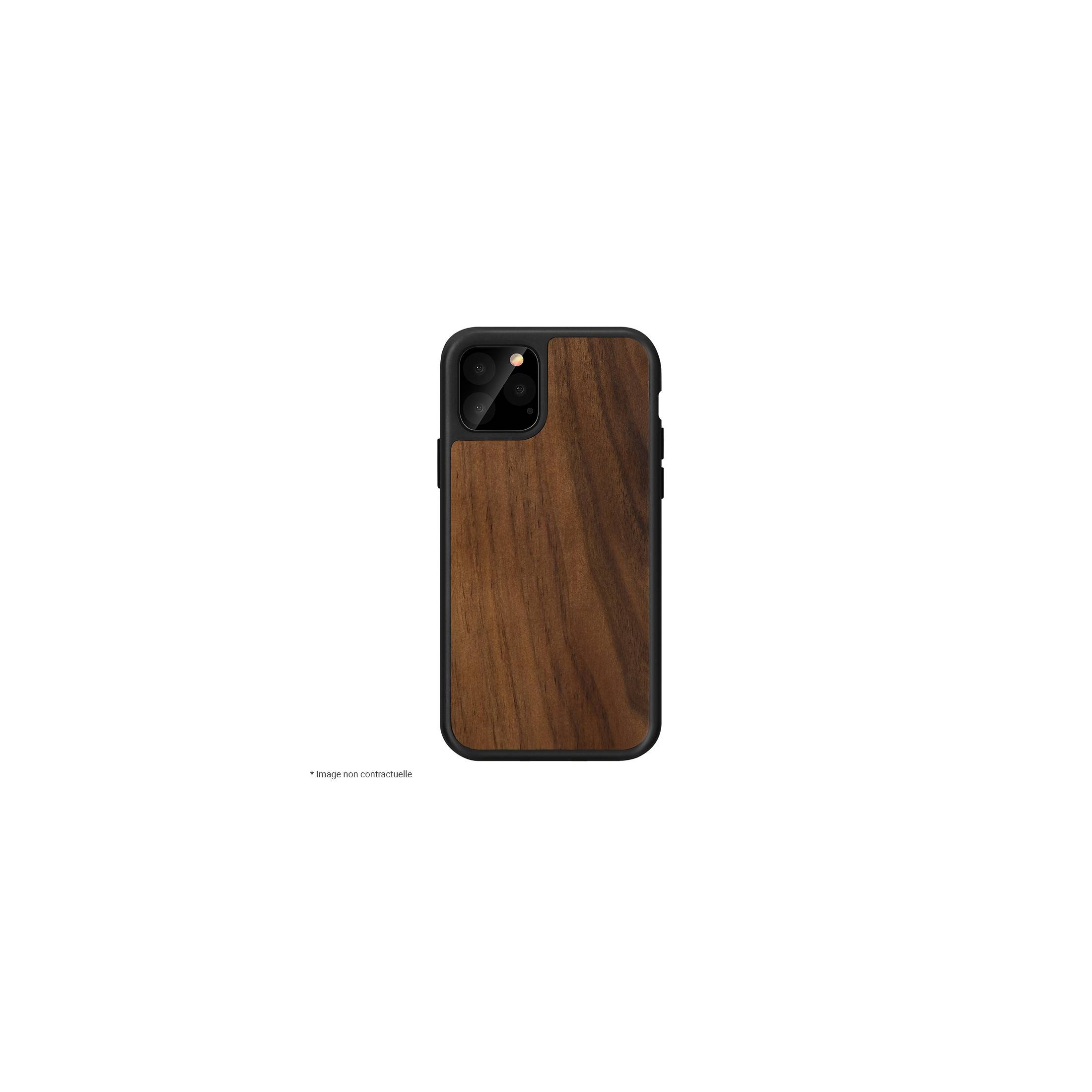 coque renforcée pour iphone 11 en noyer