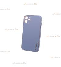 coque de téléphone violet lavande en cuir pour iphone 11