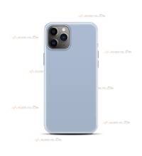 coque pour iPhone 11 Pro en silicone soft touch et intérieur microfibre lavande