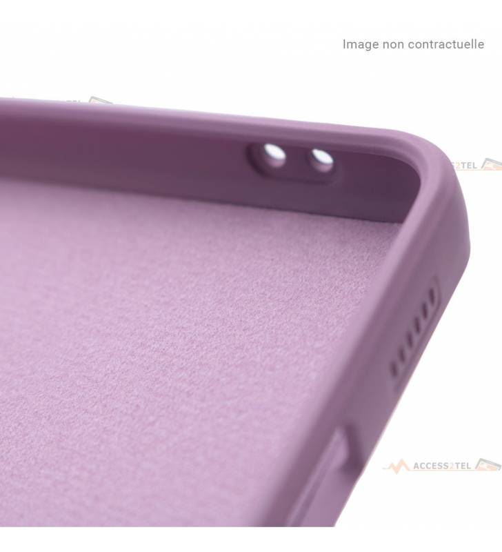 coque violette interieur fibre pour iphone 11 pro