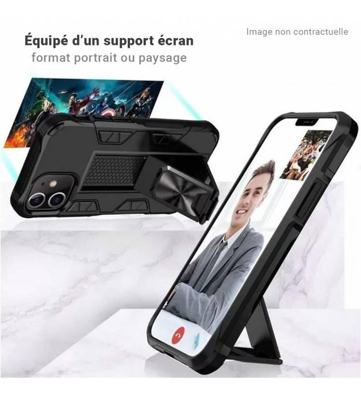 coque renforcée avec aimant pour iphone 11 pro max support film