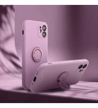 coque violette support design pour iphone 11 pro max