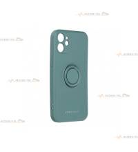 coque verte avec anneau pour iphone 12 mini